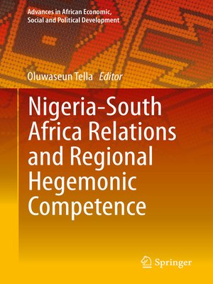 cover image of Nigeria-South Africa Relations and Regional Hegemonic Competence